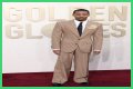 Tyler James Williams Dons Pin-striped Suit at Golden Globes 2024